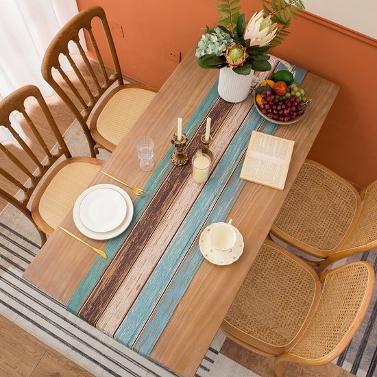 Tafelloper lente, zomer, roze, grijs, beige, dahlia's, bloemen, tafelloper, linnen, 40 x 140 cm, modern, aantrekkelijk boerderij, geometrische tafel, middendecoratie voor meisjes, woonkamer, eetkamer