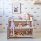 Montessori speelmeubel | Kinderopbergmeubel 3 planken - blank | toddie.nl