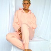 Roze joggingpak Dames | Hoodie | Joggingbroek | Huispak | zachte stof | XL | By Mamboo