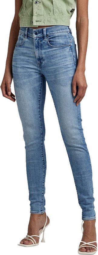 G-Star Raw Lhana Skinny Jeans Dames - Broek - Blauw - Maat 28/30