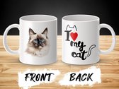 Mok Ragdoll cat - kat - I love my cat - cat lovers - katten