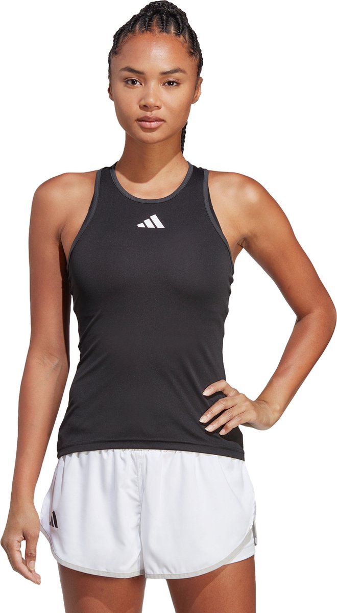 adidas Performance Club Tennis Tanktop Dames Zwart