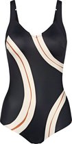 Triumph Summer Allure OP Dames Badpak - Zwart Combi - Maat E42