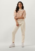 Ydence Knitted Top Josie Tops & T-shirts Dames - Shirt - Gebroken wit - Maat XS