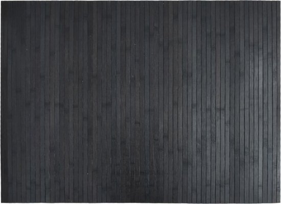 vidaXL - Vloerkleed - rechthoekig - 70x100 - cm - bamboe - grijs