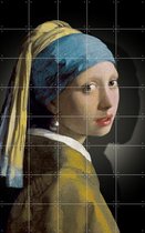 IXXI Meisje met de parel - the simply shaded edition - Wanddecoratie - Portretten - 100 x 160 cm