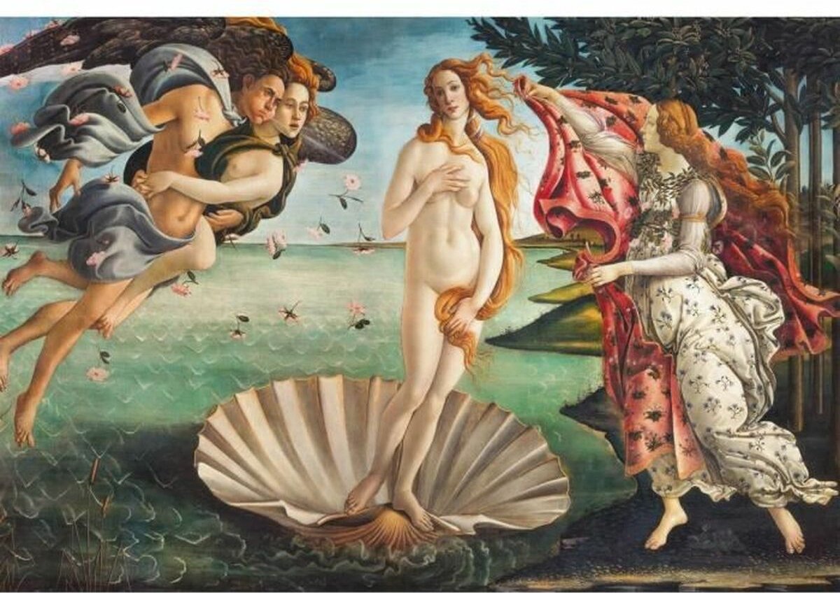 Clementoni - Puzzel - 2000 Stukjes - Botticelli: De Geboorte van Venus - Puzzel Voor Volwassenen
