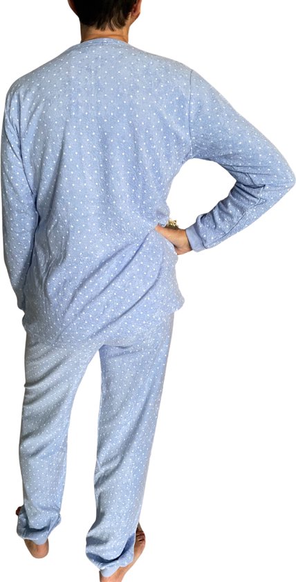 Cocodream/outfitter-dames katoenen pyjama Vista Blue-M