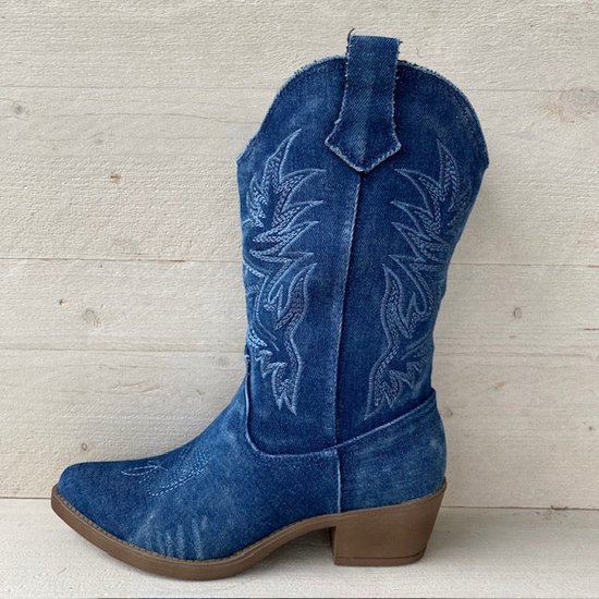 Jeans cowboylaarzen blauw 40 / blauw