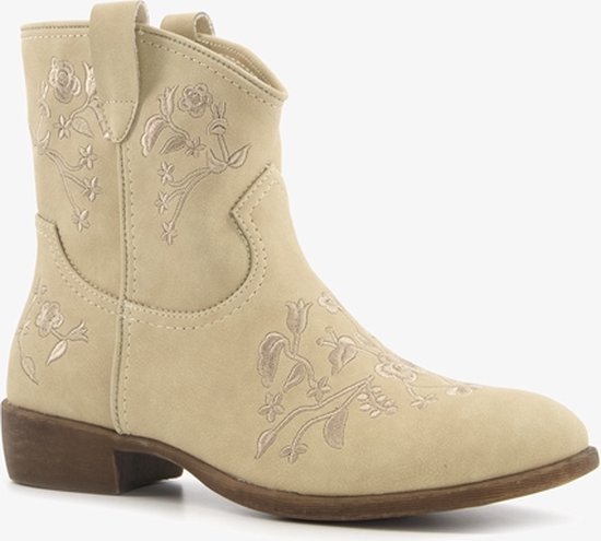 Khaki cowboy boots with overlap | Western boots