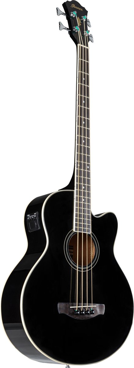 Ibanez AEB8E Black akoestisch-elektrische basgitaar