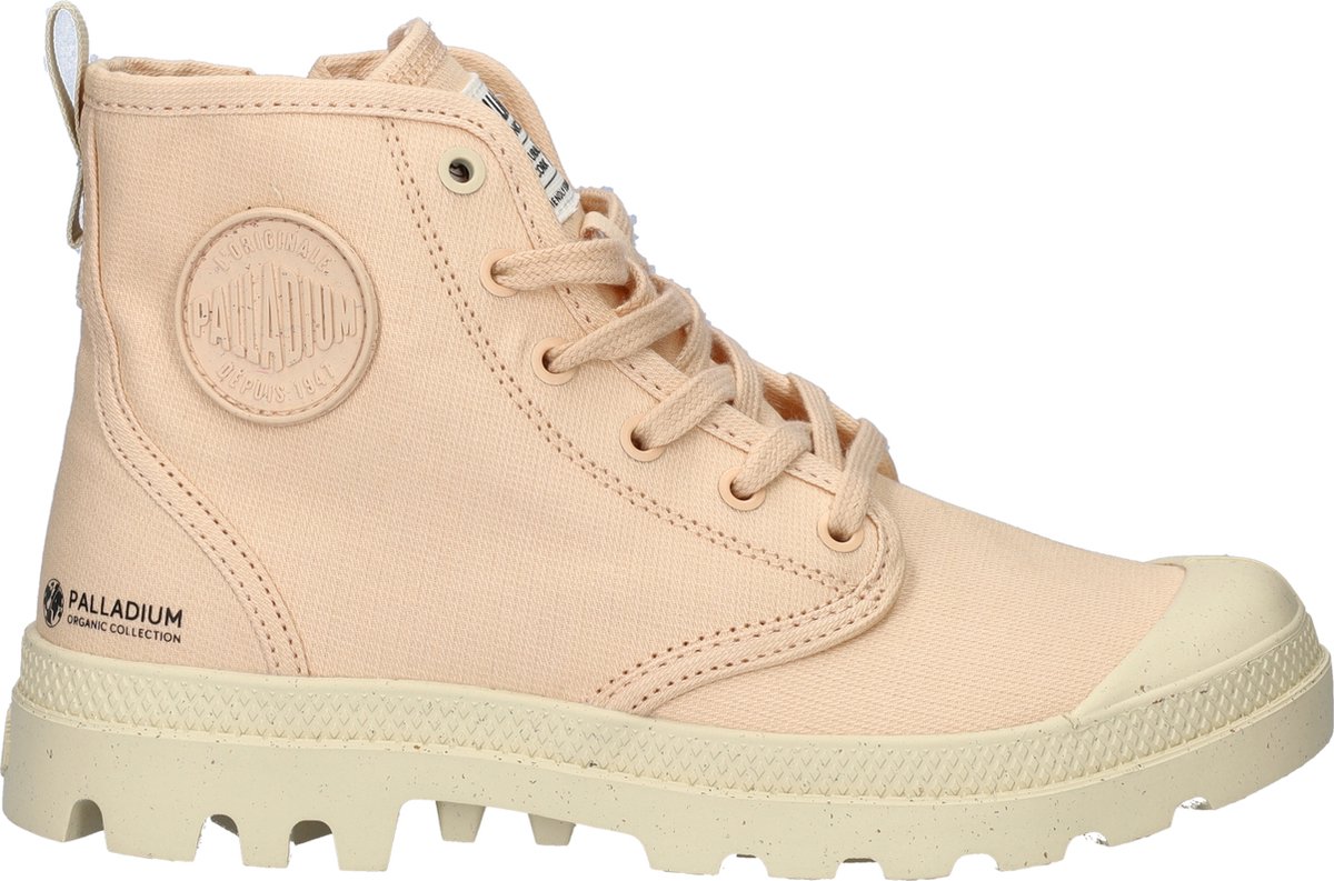 Palladium Pampa Hi Zip Oragnic Veterschoenen Hoog Roze