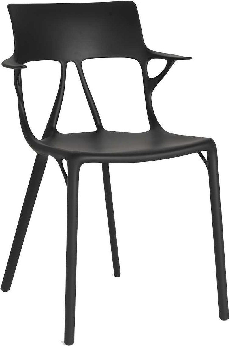 A.I. Met Armleuning Stoel Zwart