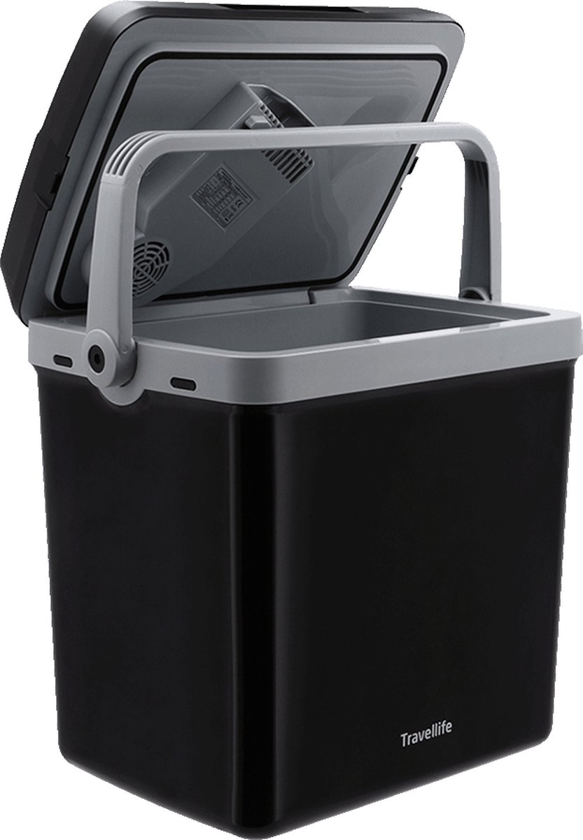 Travellife TL32 Thermo-Elektrische Koelbox Antraciet - 25L - AC/DC - 12V/230V - Geschikt voor 1,5 L flessen – foto 5