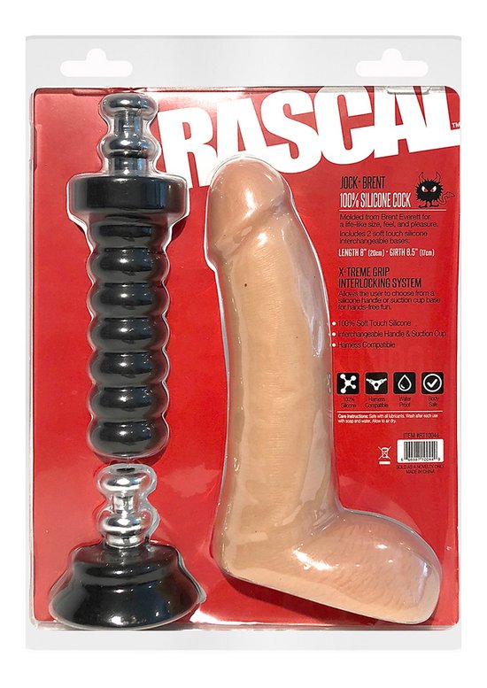 Foto: Realistische dildo met zuignap dildo met sterke zuignap ook voor anaal gebruik 20 cm
