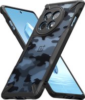 Ringke OnePlus 12R Hoesje Fusion-X Zwart Camouflage