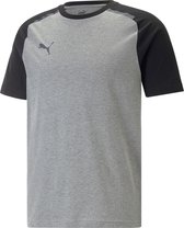 Puma Team Cup Casuals T-Shirt Heren - Grijs | Maat: XXL