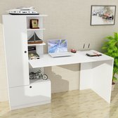 Emob - Bureau - 149 cm - Wit