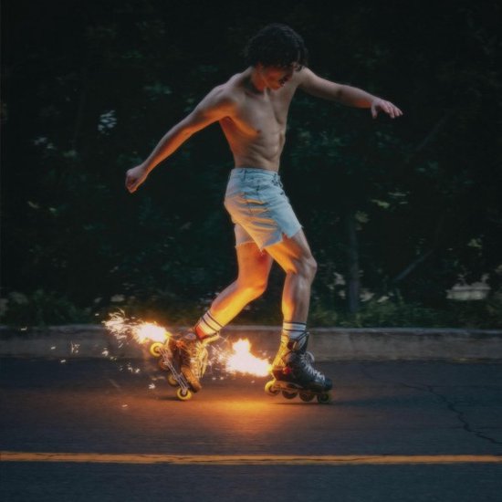 Foto: Fireworks rollerblades