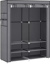 In And OutdoorMatch Kledingkast Kavon - Kledingkast - Opvouwbare stoffen - Garderobe-organizer - Slaapkamer - Kledingrek - 45x27x176cm