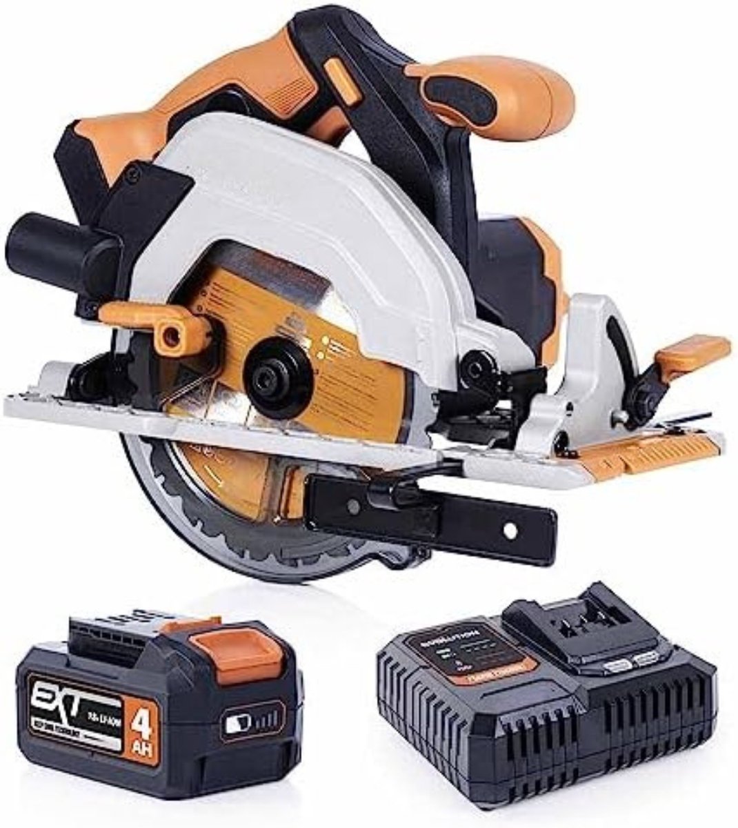 Invalzaag - Invalcirkelzaag - Inval zaag - ‎850 watt - ‎18 Volt - ‎Zwart / Oranje‎